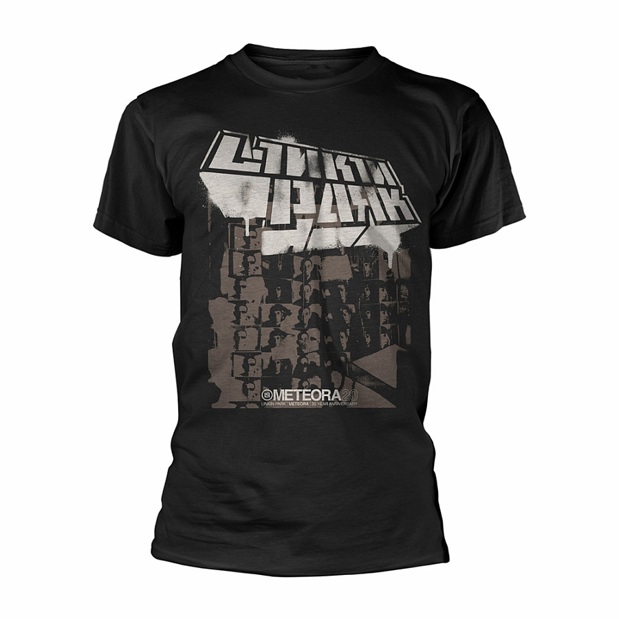 Linkin Park tričko, Spray Collage Black, pánské, velikost S