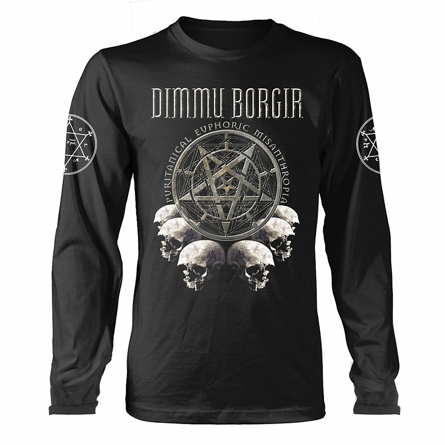 Dimmu Borgir tričko dlouhý rukáv, Puritanical Euphoric BP Black, pánské, velikost S