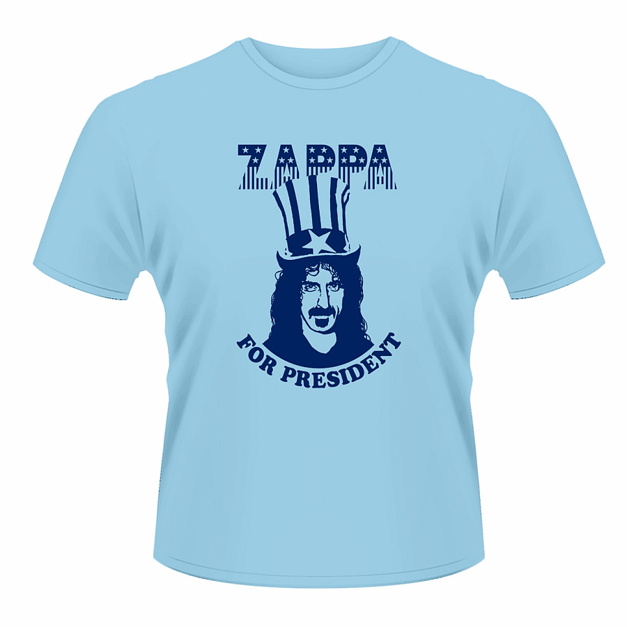 Frank Zappa tričko, Zappa For President Blue, pánské, velikost XL