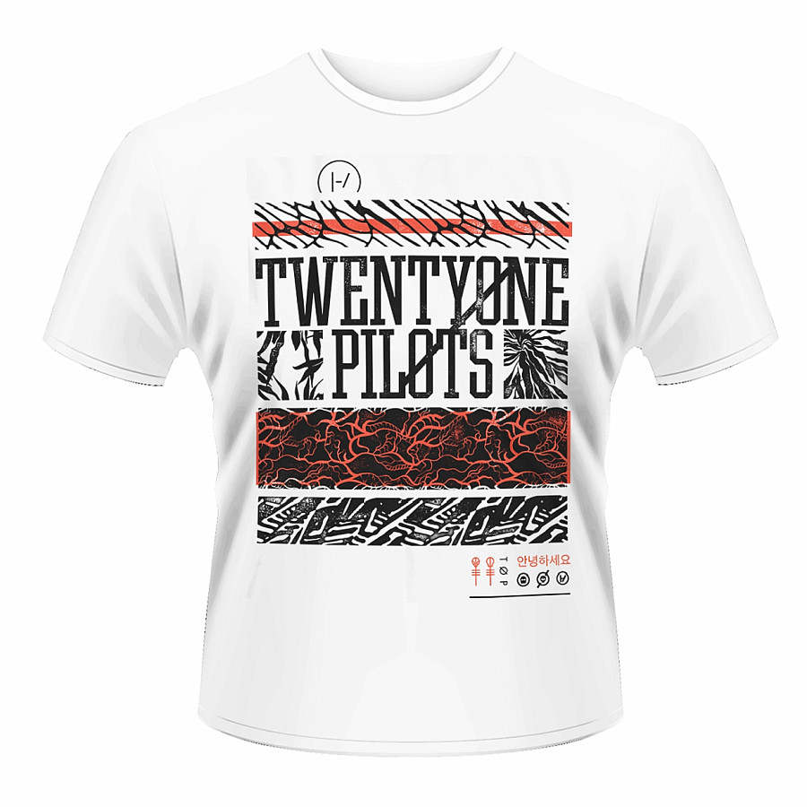 Twenty One Pilots tričko, Athletic Stack, pánské, velikost XL