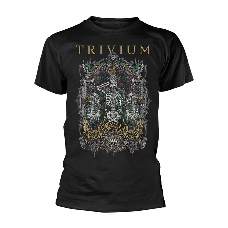 Trivium tričko, Skelly Frame Black, pánské, velikost S