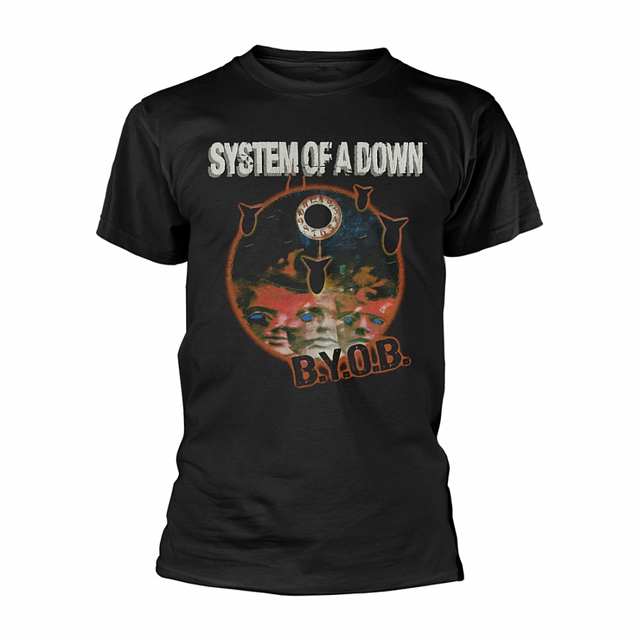 System Of A Down tričko, B.Y.O.B. Black, pánské, velikost XXL