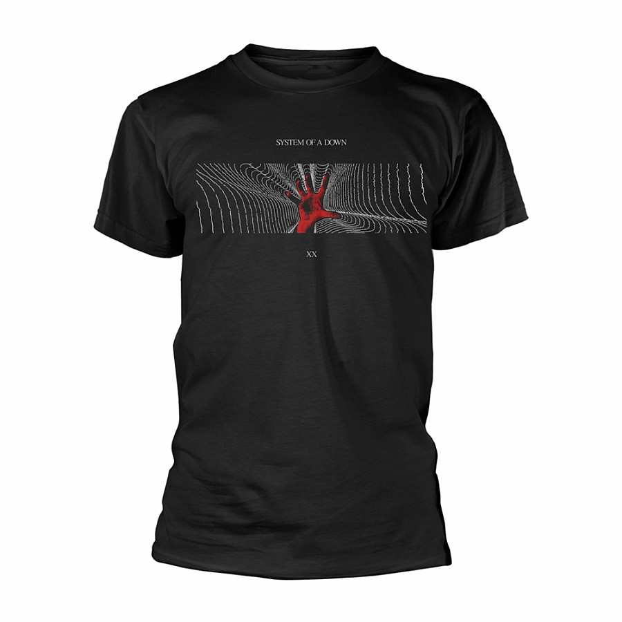 System Of A Down tričko, Radiation Black, pánské, velikost XL