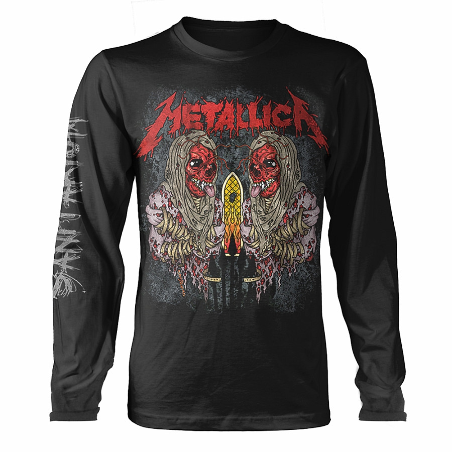 Metallica tričko dlouhý rukáv, Sanitarium Black, pánské, velikost M