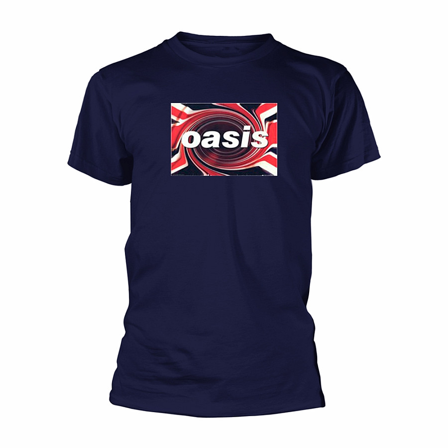 Oasis tričko, Union Jack Blue, pánské, velikost S