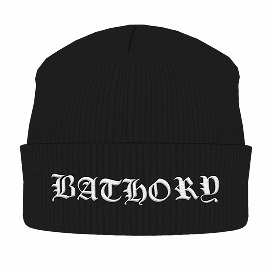 Bathory zimní kulich, White Logo Black