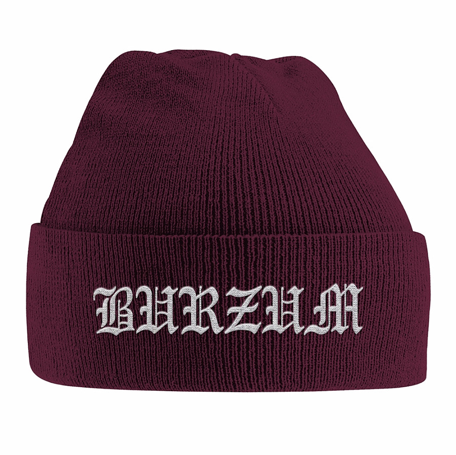 Burzum zimní kulich, Logo Grey/Maroon, unisex