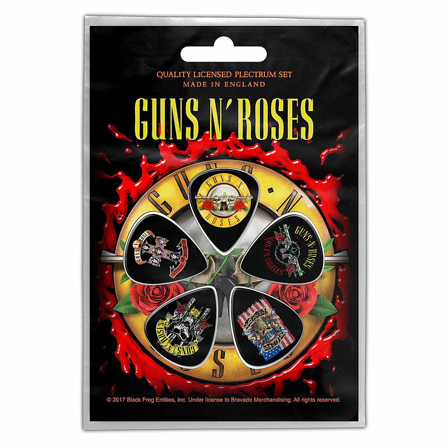 Guns N&#039; Roses set trsátek 5 ks, Bullet Logo