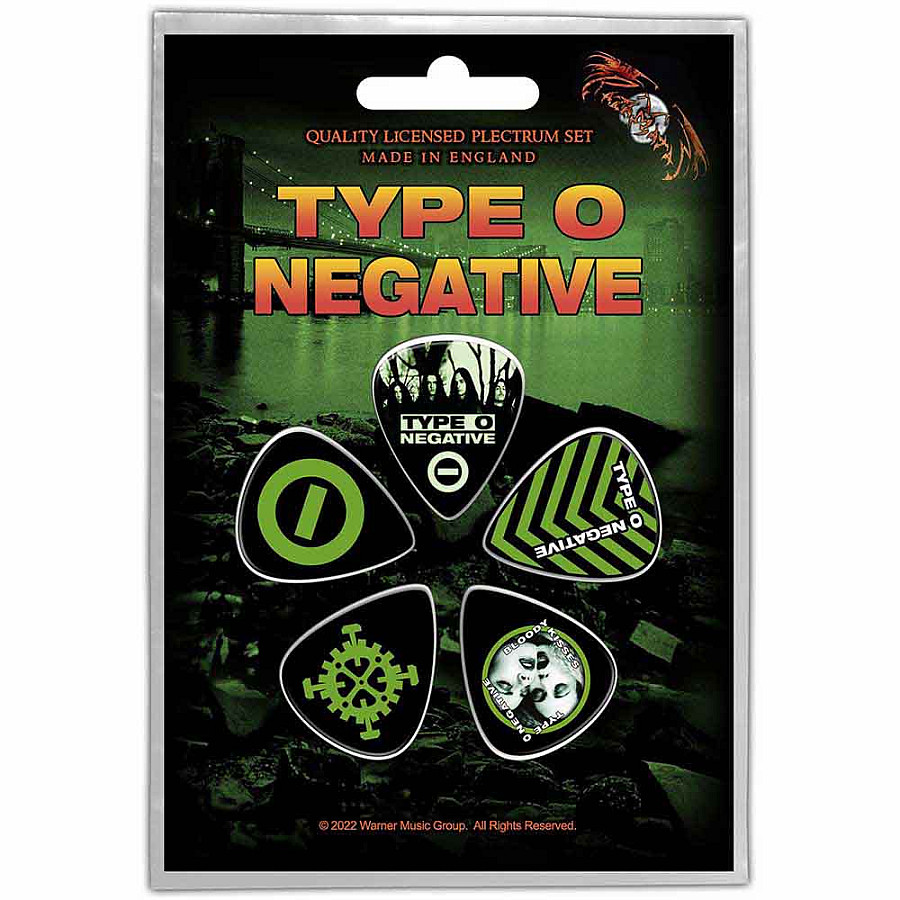 Type O Negative set trsátek 5 ks 1mm, World Coming Down