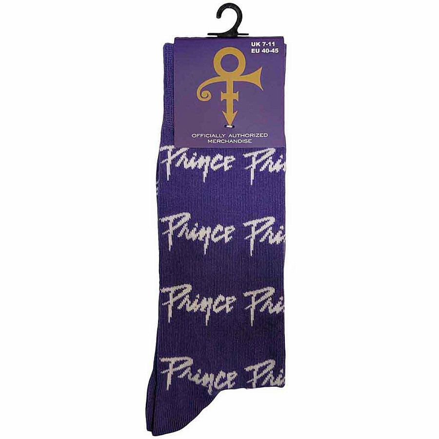 Prince ponožky, Logo Repeat Purple, unisex - velikost 7 až 11