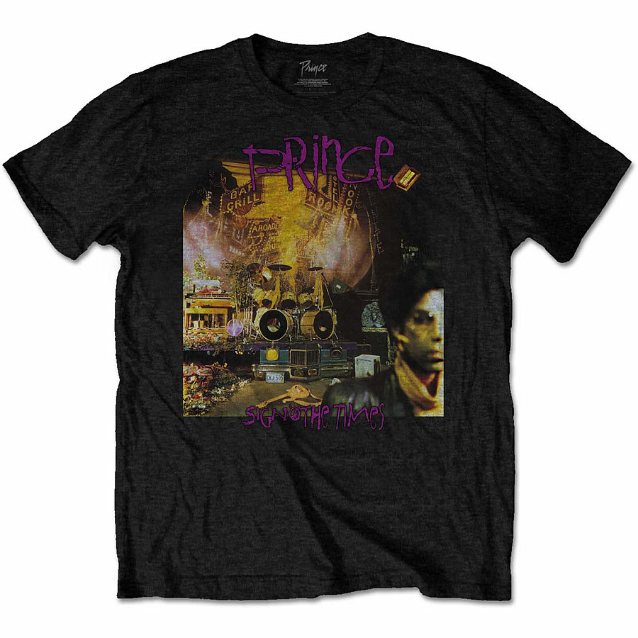 Prince tričko, Sign O The Times Album, pánské, velikost XXL