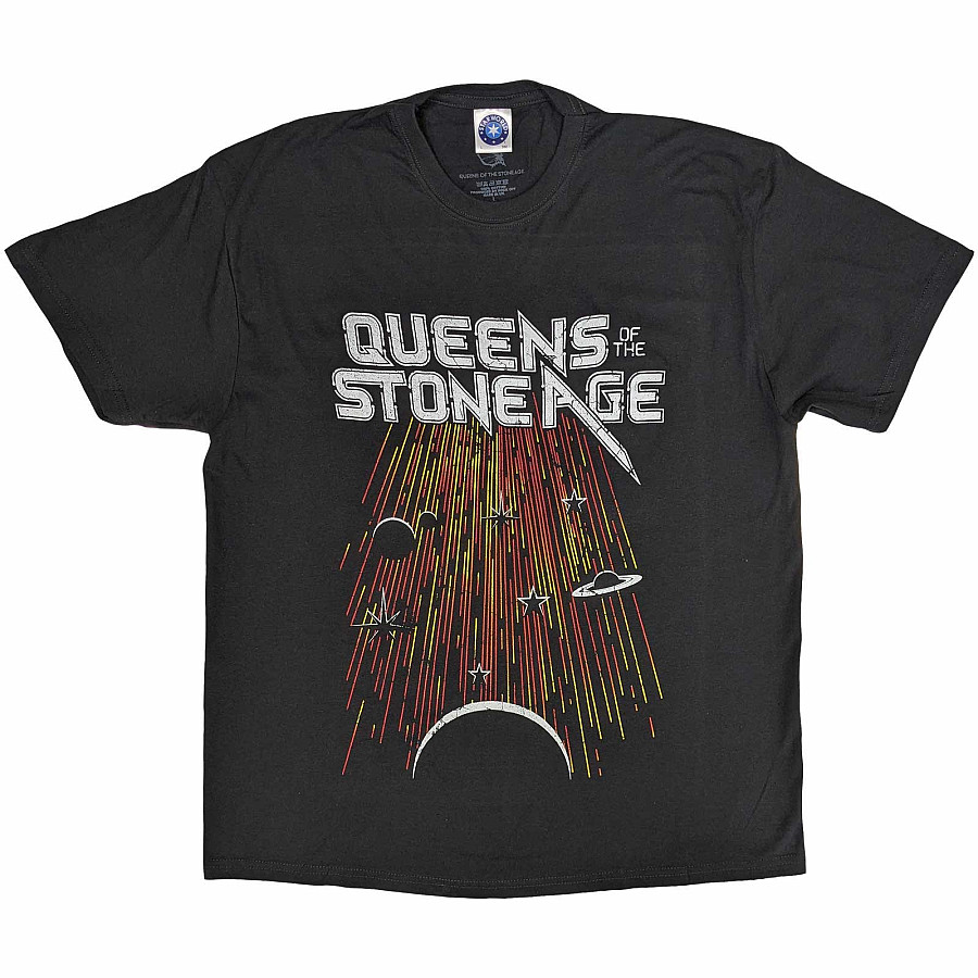 Queens of the Stone Age tričko, Meteor Shower Charcoal Grey, pánské, velikost XXL