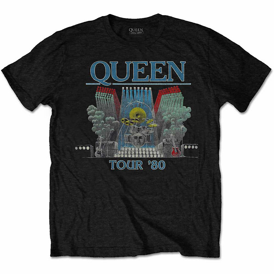 Queen tričko, Tour ´80, pánské, velikost XL