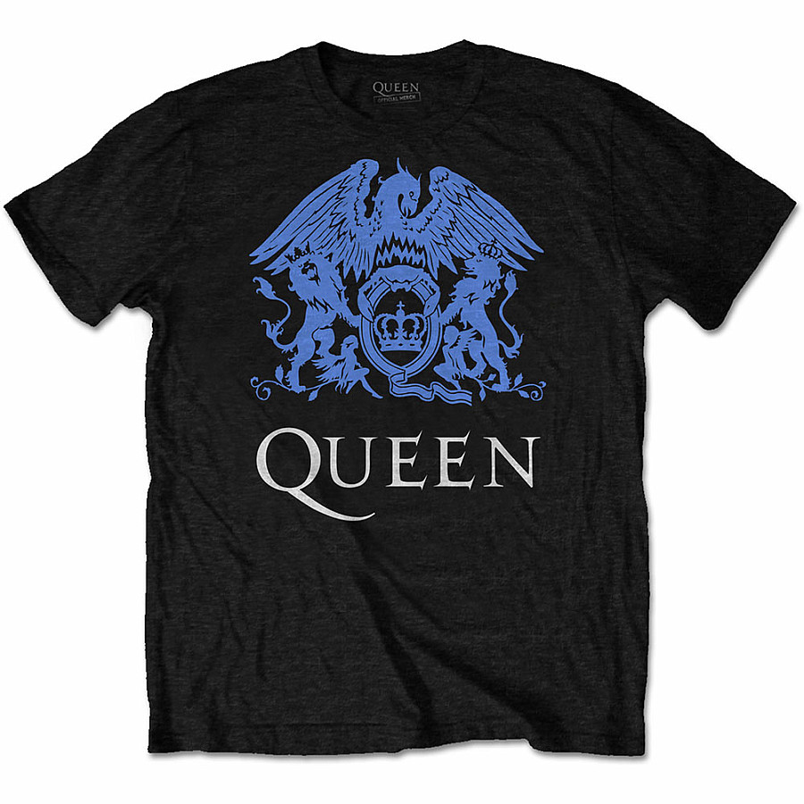 Queen tričko, Blue Crest, pánské, velikost XXL