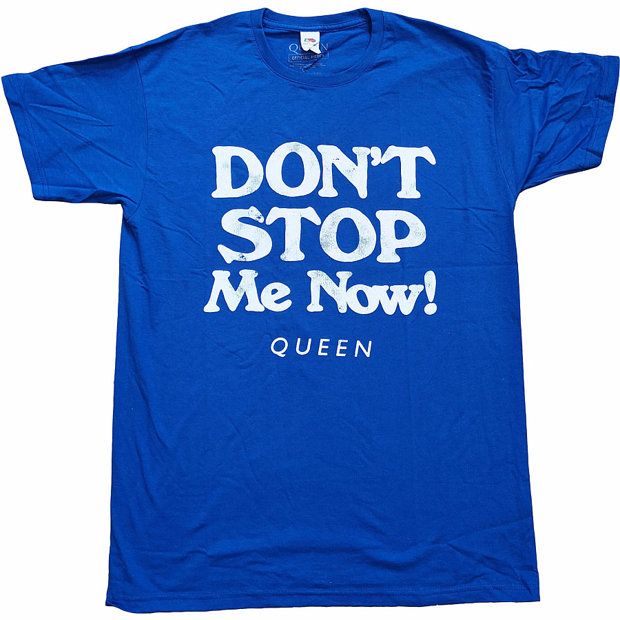 Queen tričko, Don´t Stop Me Now Blue, pánské, velikost XL