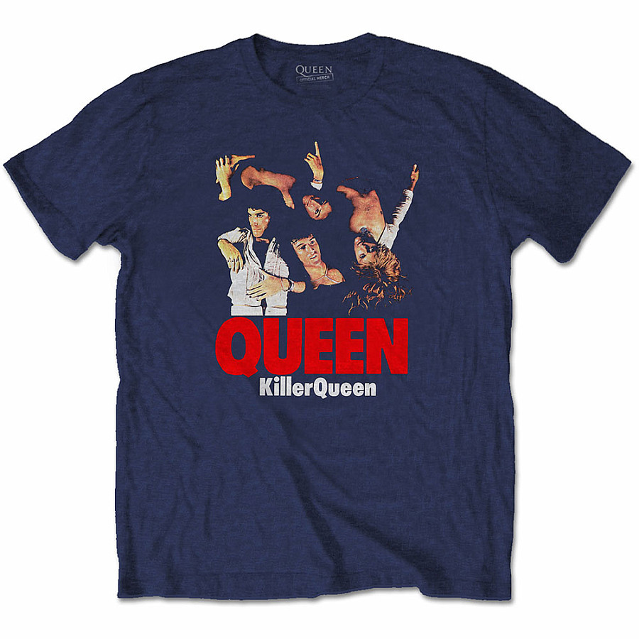Queen tričko, Killer Queen Blue, pánské, velikost XL
