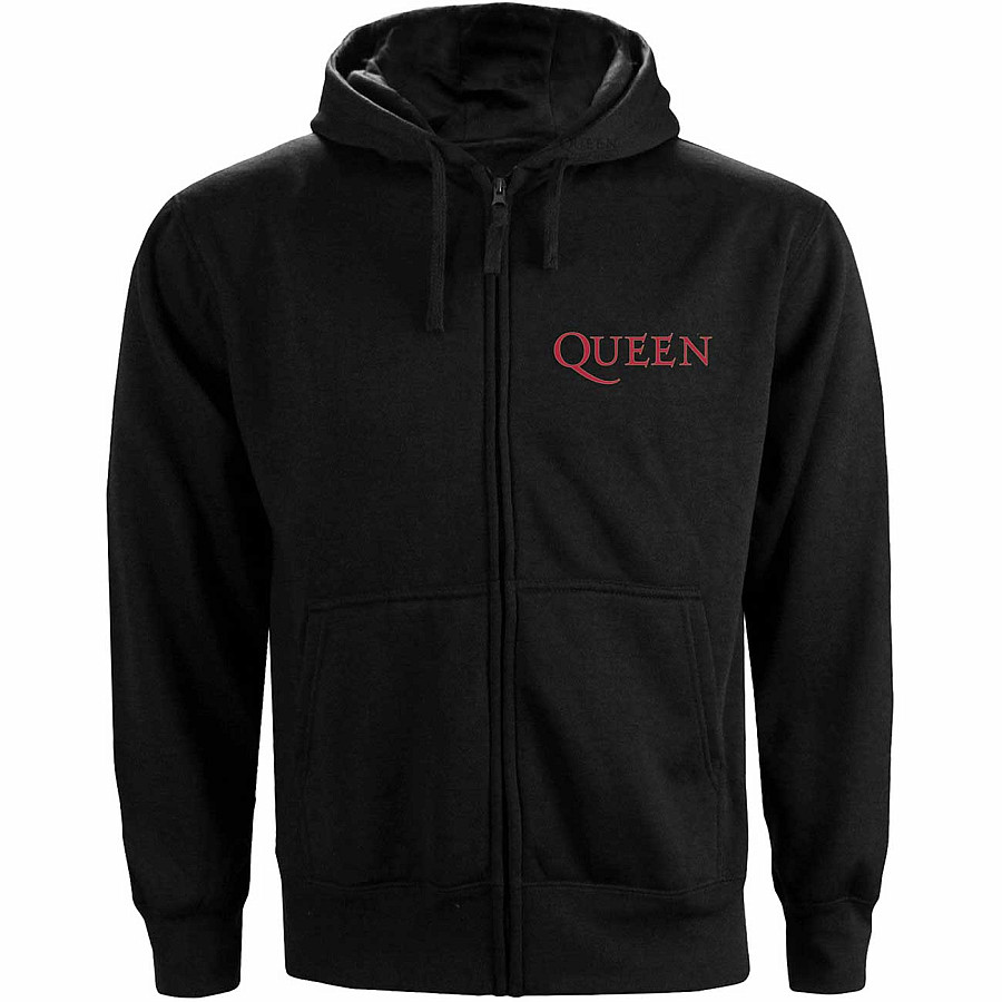 Queen mikina, Classic Crest Zipped, pánská, velikost M