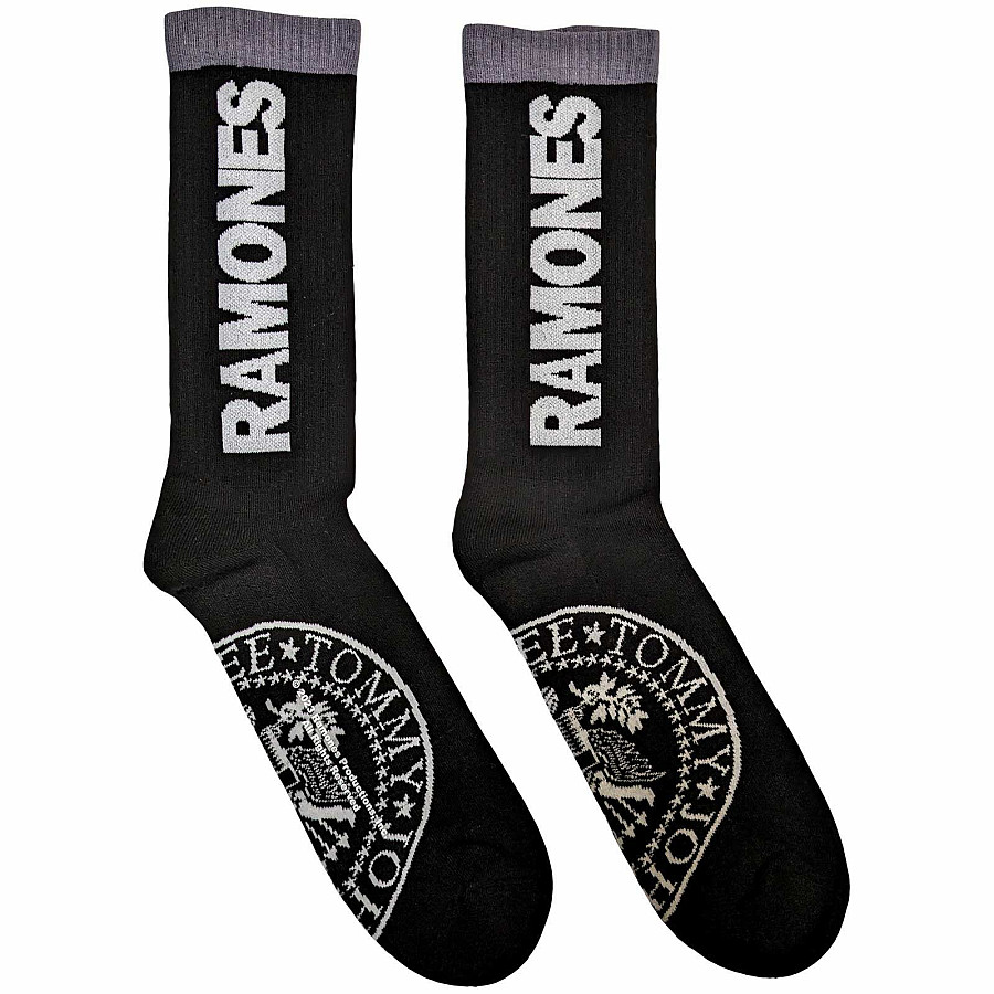 Ramones ponožky, Presidential Seal Black, unisex - velikost 7 až 11 (41 až 45)