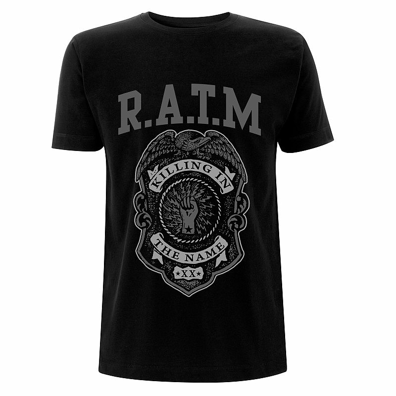 Rage Against The Machine tričko, Grey Police Badge, pánské, velikost XL