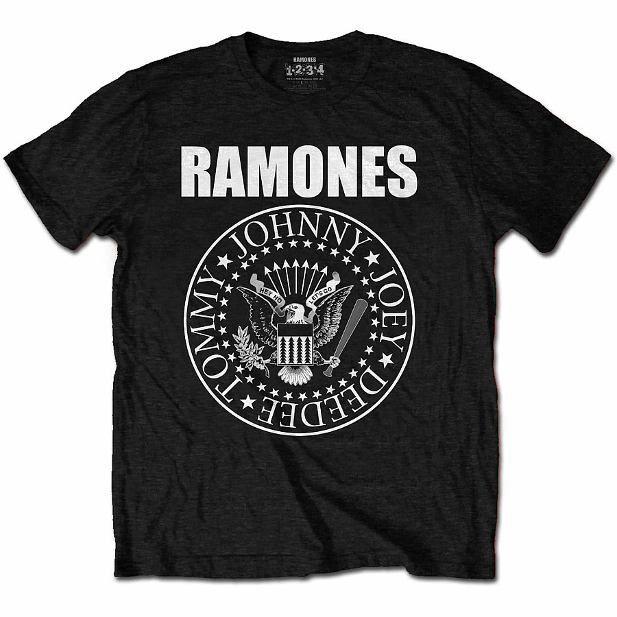Ramones tričko, Presidential Seal Black, dětské, velikost XXS velikost XXS věk (1-2 roky)
