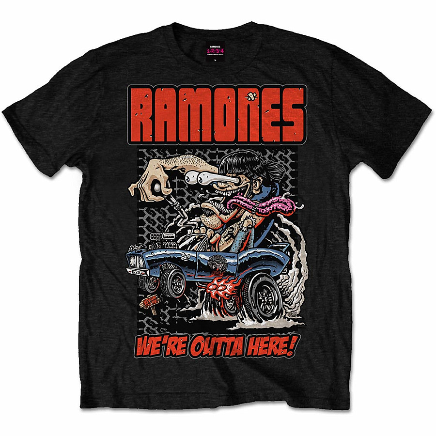 Ramones tričko, Outta Here, pánské, velikost XL