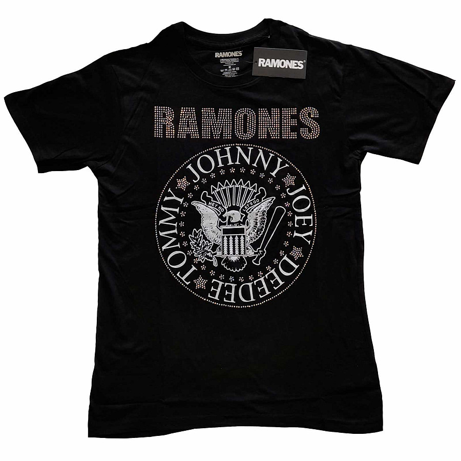 Ramones tričko, Presidential Seal Embellished Black, dětské, velikost S velikost S věk (5-6 let)