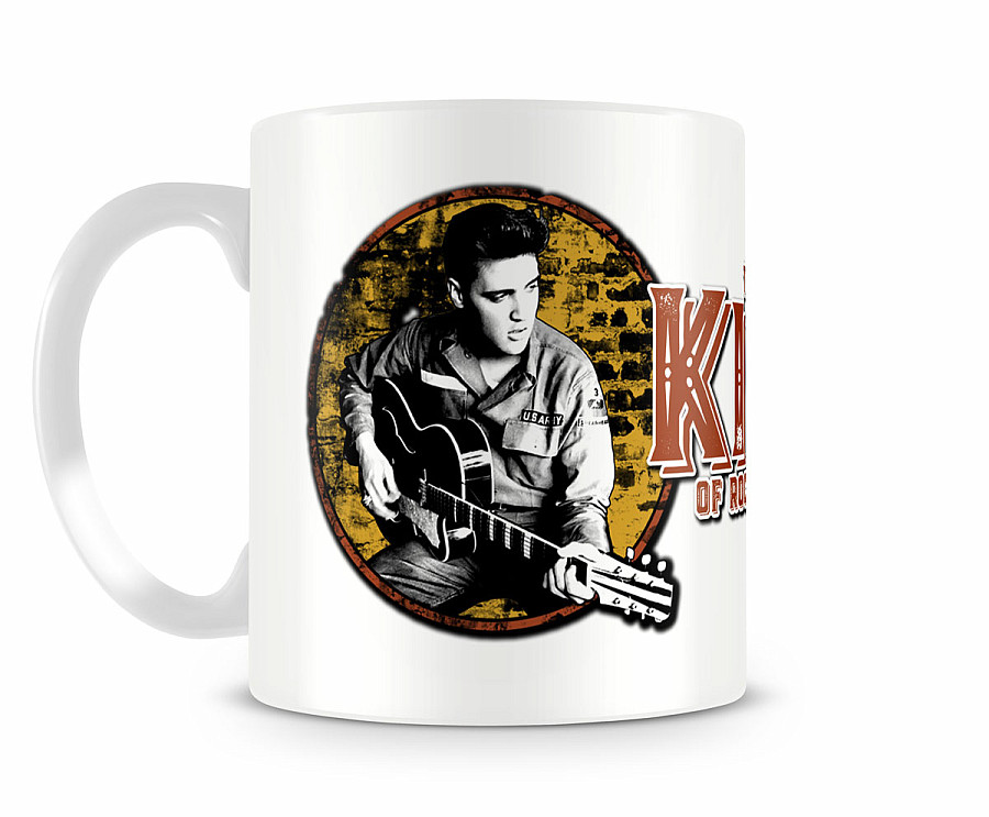 Elvis Presley keramický hrnek 250ml, King Of Rock N Roll