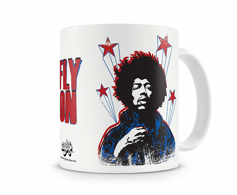 Jimi Hendrix keramický hrnek 250ml, Fly On