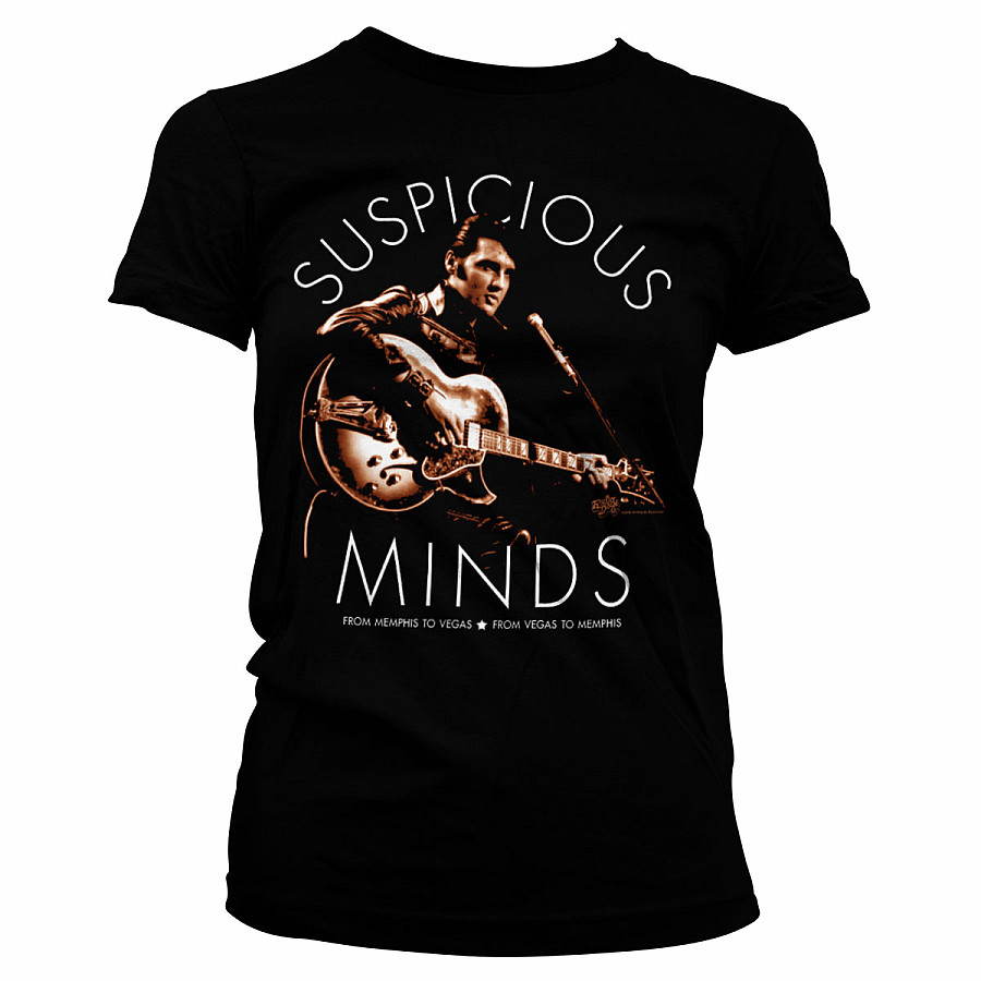 Elvis Presley tričko, Suspicious Minds, dámské, velikost L