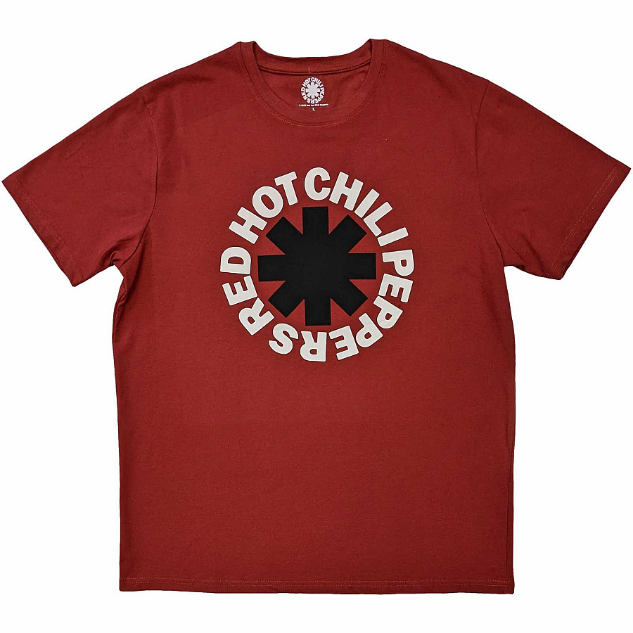 Red Hot Chili Peppers tričko, Classic Asterisk Red, pánské, velikost L