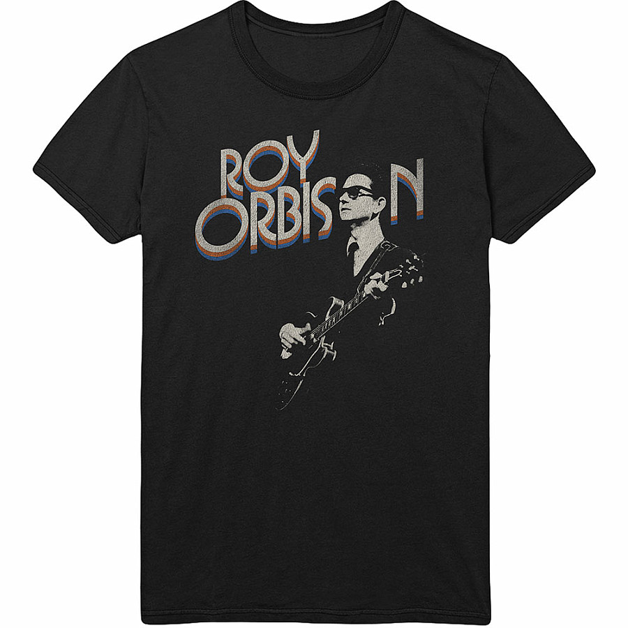 Roy Orbison tričko, Guitar &amp; Logo, pánské, velikost S