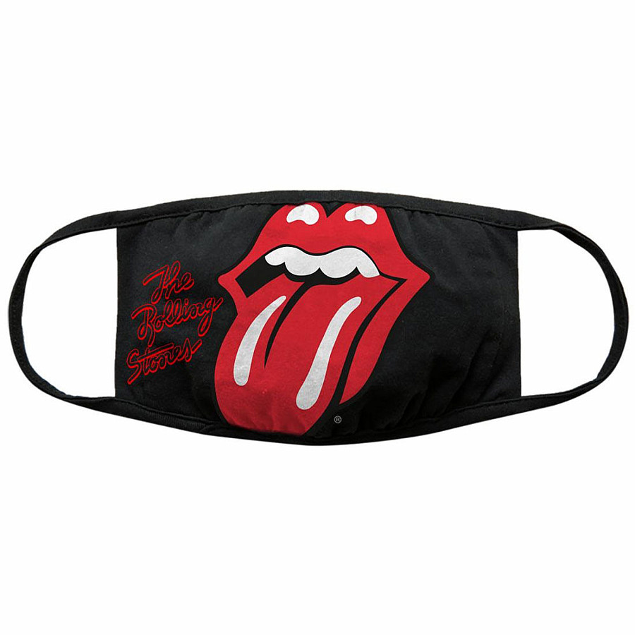 Rolling Stones bavlněná rouška na ústa, Tongue &amp;  Logo, unisex