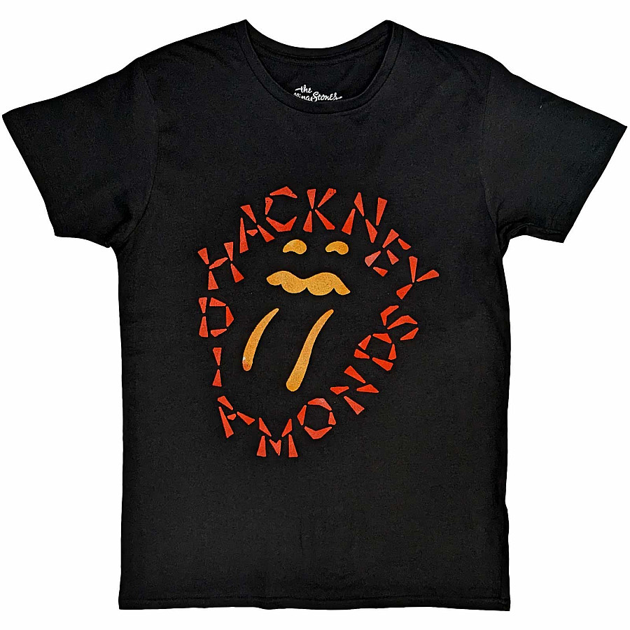 Rolling Stones tričko, Hackney Diamonds Negative Tongue Black, pánské, velikost M