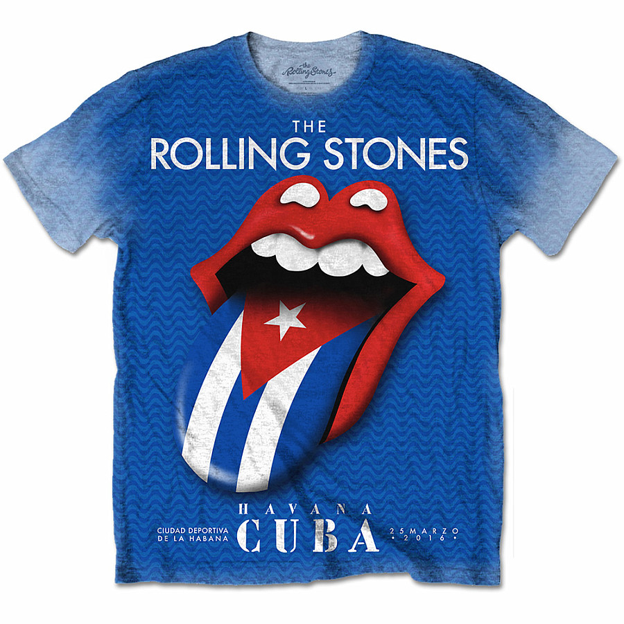 Rolling Stones tričko, Havana Cuba, pánské, velikost S