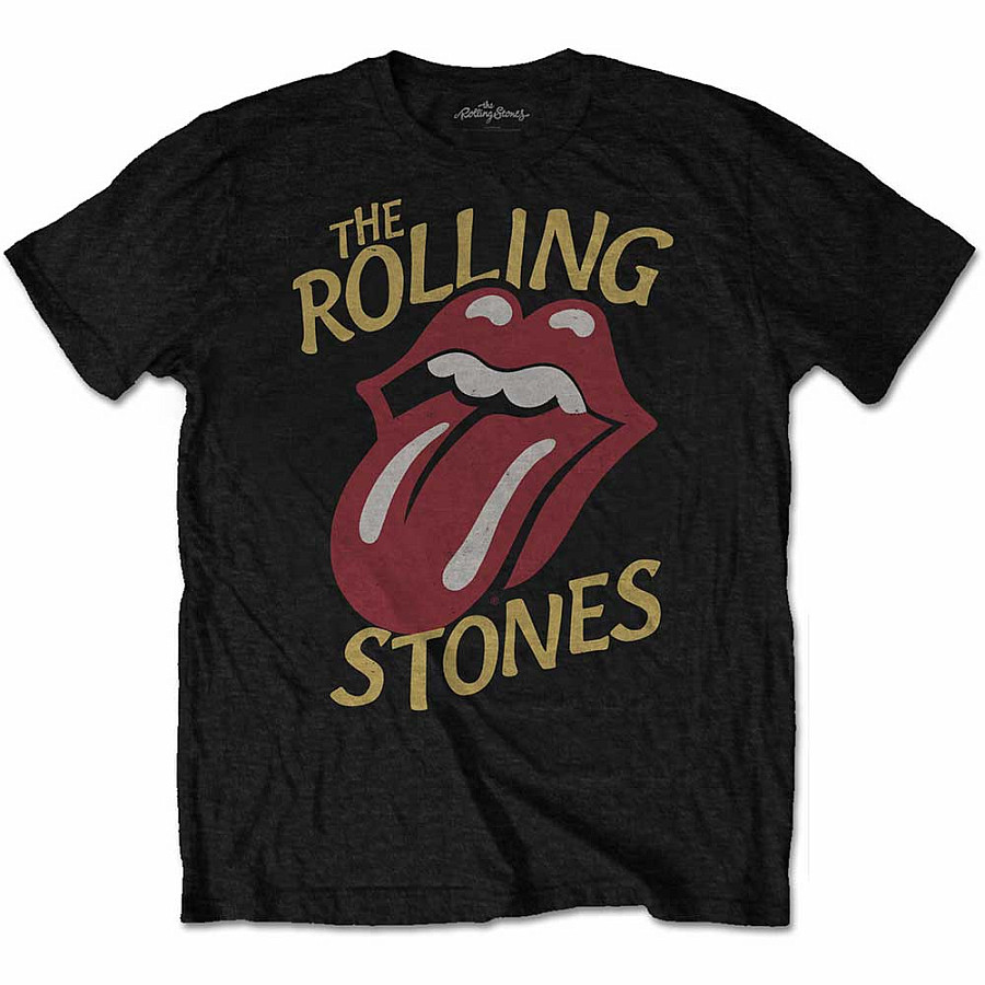 Rolling Stones tričko, Vintage Typeface, pánské, velikost L