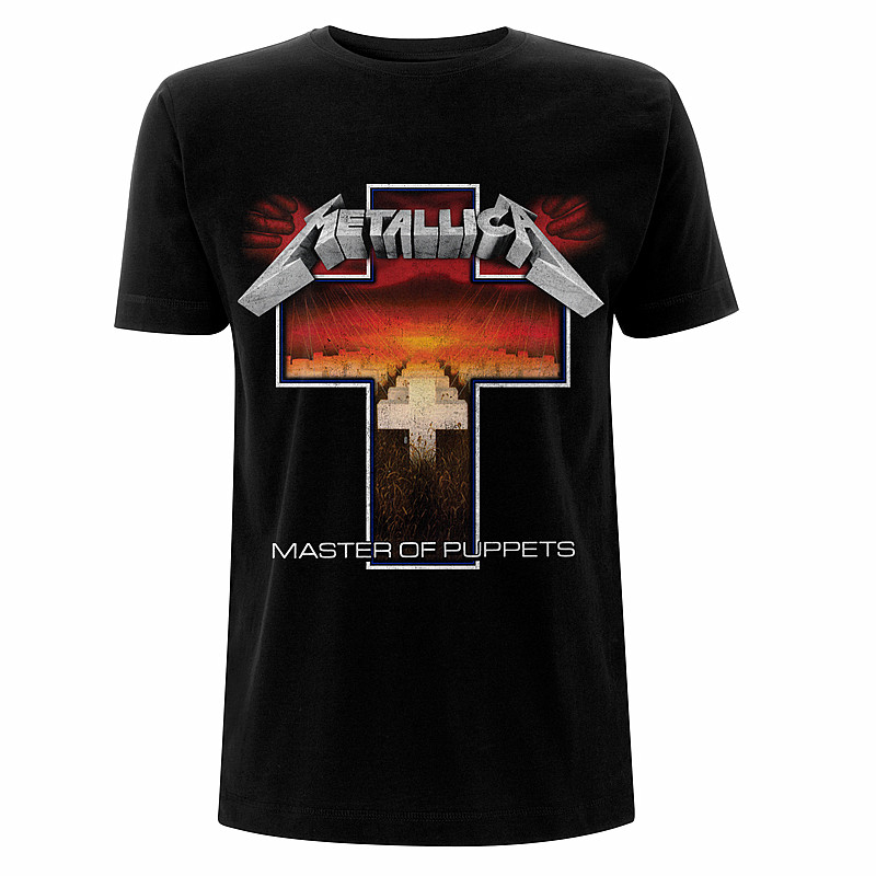 Metallica tričko, Master Of Puppets Cross, pánské, velikost XL