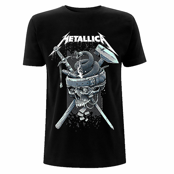 Metallica tričko, History White Logo Black, pánské, velikost XL