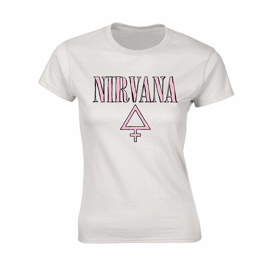 Nirvana tričko, Femme White, dámské, velikost XXL