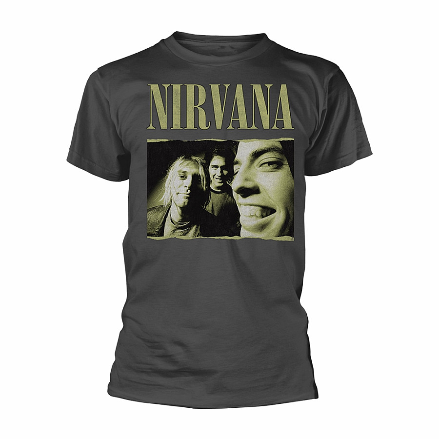 Nirvana tričko, Torn Edge Grey, pánské, velikost XL