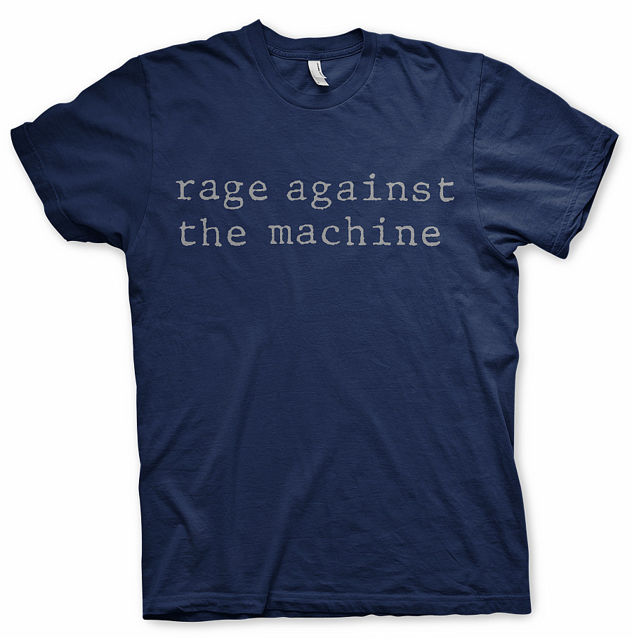 Rage Against The Machine tričko, Original Logo Navy, pánské, velikost L