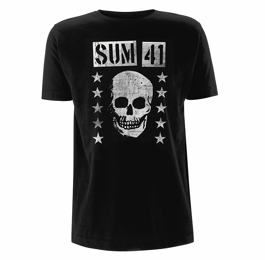Sum 41 tričko, Grinning Skull, pánské, velikost S