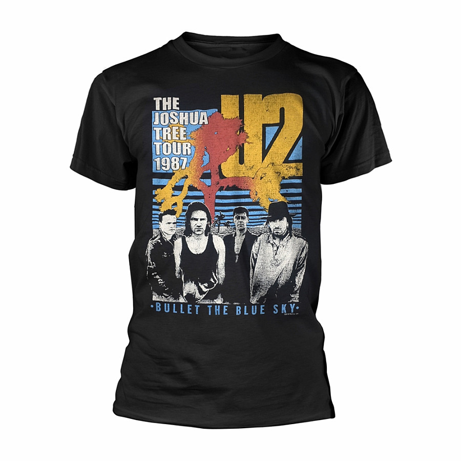 U2 tričko, Bullet The Blue Sky, pánské, velikost XL
