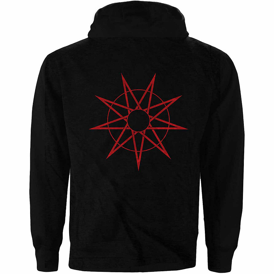 Slipknot mikina, 9 Point Star Zipped BP Black, dámská, velikost S