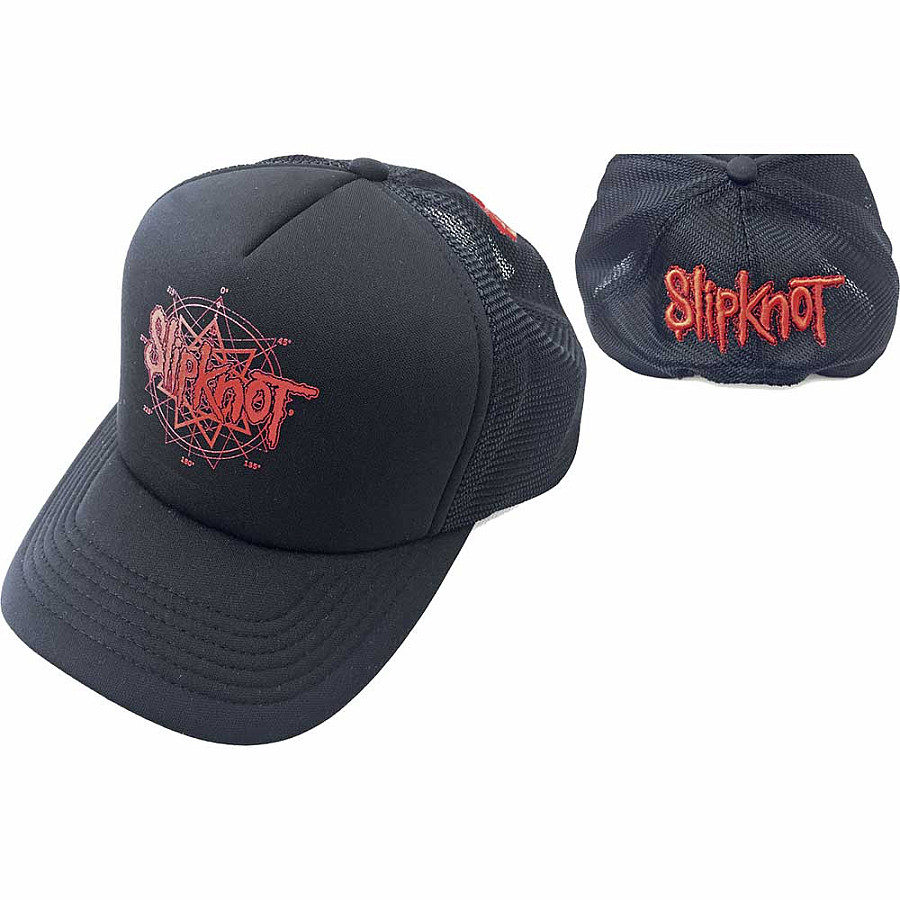 Slipknot kšiltovka, Logo Mesh Back Black