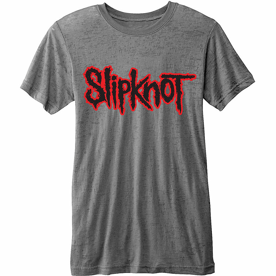 Slipknot tričko, Logo Burnout Grey, pánské, velikost XXL