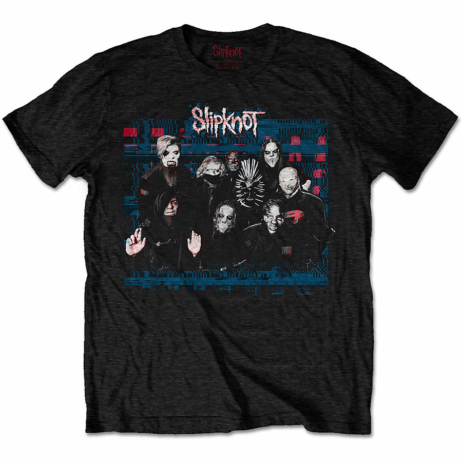Slipknot tričko, WANYK Glitch Group BP, pánské, velikost XL