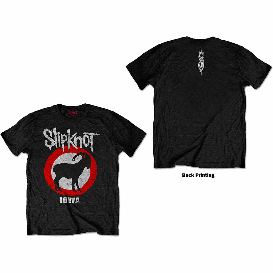 Slipknot tričko, Iowa Goat BP Black, pánské, velikost XXL