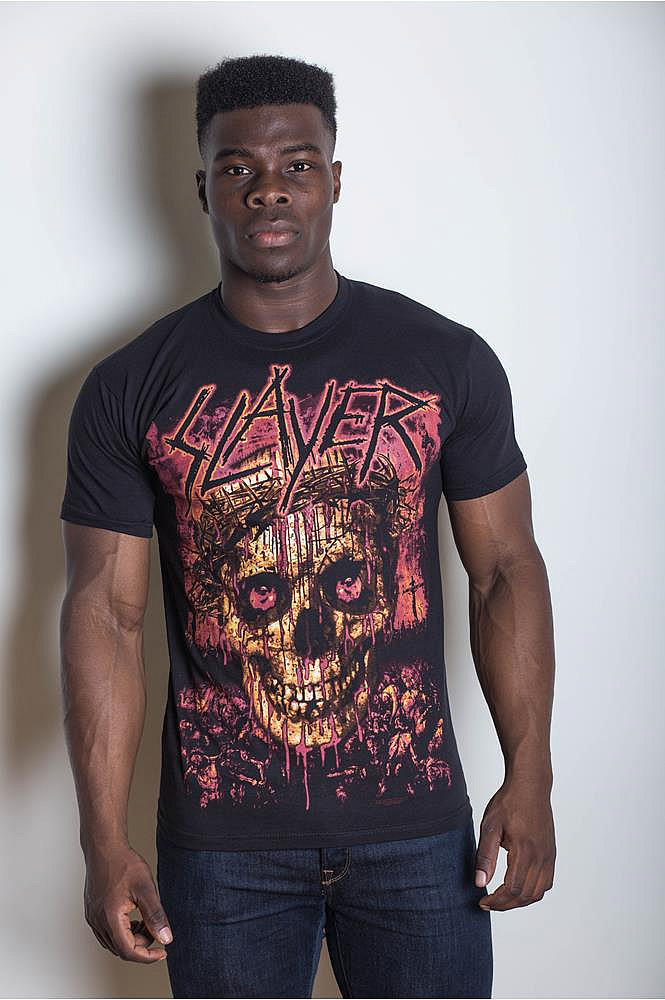 Slayer tričko, Crowned Skull, pánské, velikost M