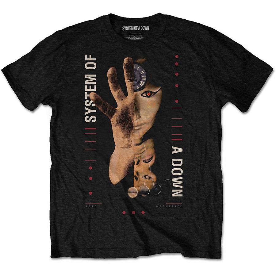 System Of A Down tričko, Pharoah Black, pánské, velikost XL