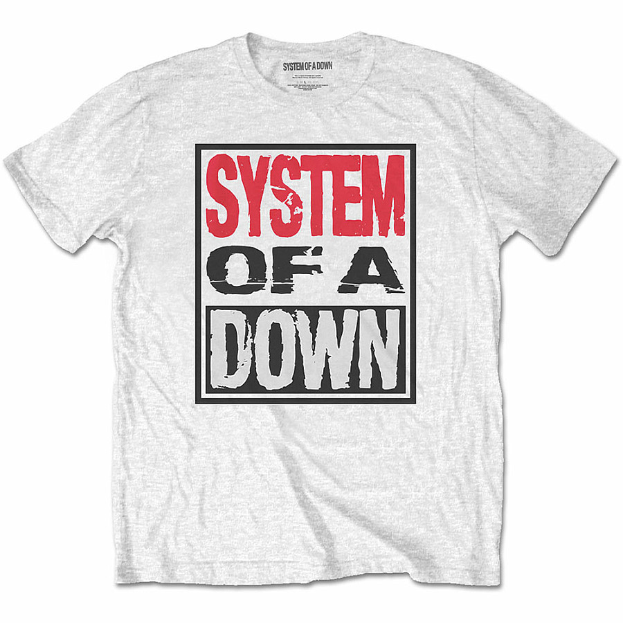 System Of A Down tričko, Triple Stack Box, pánské, velikost L